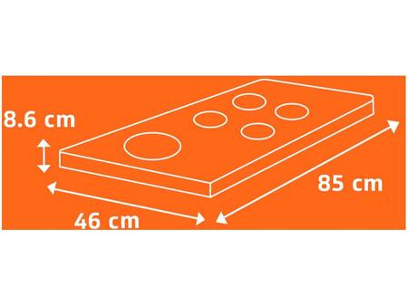 Imagem de Cooktop 5 Bocas a Gás GLP Brastemp Vidro