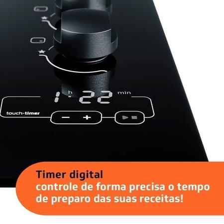 Imagem de Cooktop 5 Bocas Brastemp Ative, BDT85AE, Preto, Acendimento Superautomático 