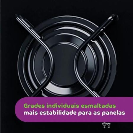 Imagem de Cooktop 5 Bocas CD075AE Consul Preto Bivolt