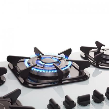 Imagem de Cooktop a Gás 5 bocas Tripla Chama - Branco - Bivolt - Mueller - GLP