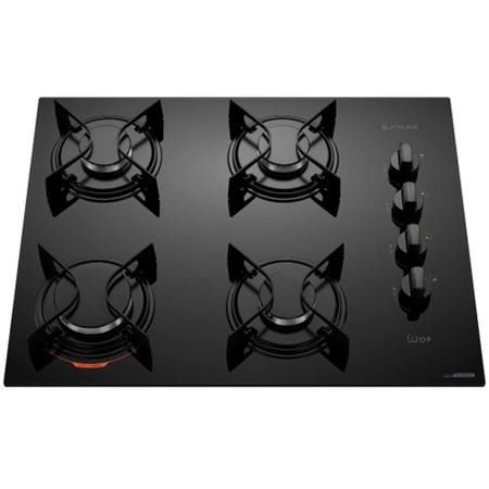 Imagem de Cooktop a Gás Atlas U Top Superautomático Vidro Temperado - 4 Bocas