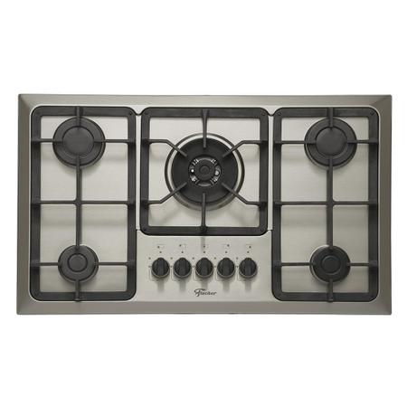 Imagem de Cooktop a Gás Fischer 5 Bocas TC Mesa Inox  Bivolt