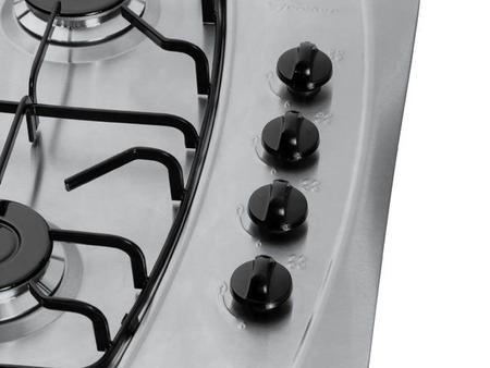 Imagem de Cooktop a Gás Inox 4 Bocas 