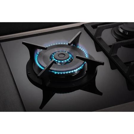 Imagem de Cooktop a Gás Platinum Cinco Bocas 19784 Vidro Preto - Fischer