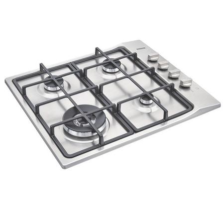 Imagem de Cooktop a gas tramontina square 4 gx he safestop 60 em aco inox