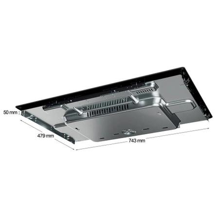 Imagem de Cooktop de Indução Brastemp 4 Bocas Flexizone Preto BDJ77BE