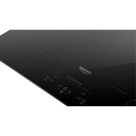 Imagem de Cooktop de Indução Dako Supreme 4 Bocas Vitrocerâmico Touch Screen 220v