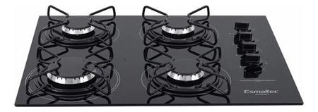 Imagem de Cooktop Esmaltec Gourmet 4 Bocas 55x58x46 Cm Bivolt