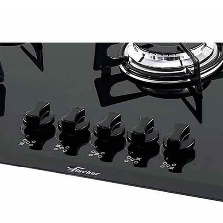 Imagem de Cooktop Fischer Fit Line 5 Bocas Fácil de Limpar 6985