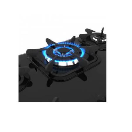 Imagem de  Cooktop Mueller Tripla Chama 5 Bocas Bivolt - Preto