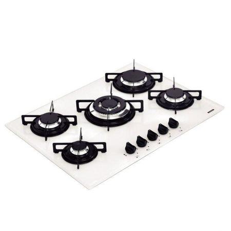 Imagem de Cooktop Tramontina Glass Penta W 5Gg Bivolt