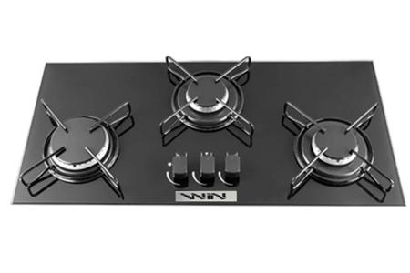 Imagem de Cooktop WIN 3 Bocas de Embutir Preto Acend. Automático Biv.