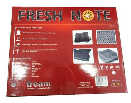 Imagem de Cooler extream de notebook fresh note ncex-03 fan 16cm