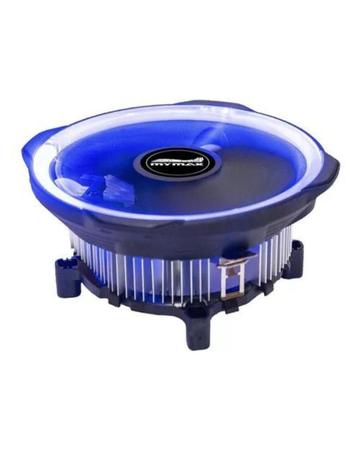 Imagem de Cooler Fan Led Cpu Mymax Universal Para Intel E Amd Azul