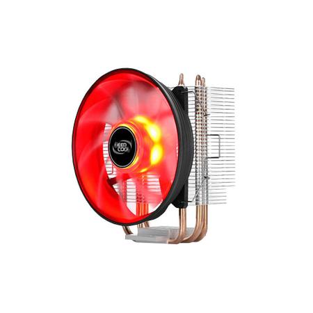 Imagem de Cooler para processador gammaxx 300 deepcool dp-mch3-gmx300rd intel 1366/1156/1155/1150/775 amd fm2/fm1/am3+/am3/am2+/am2/940/939/754 led vermelho