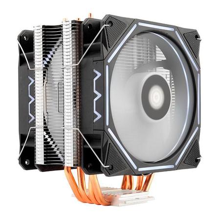 Imagem de Cooler para Processador Pichau Corax C/2 Fans Led Branco, PG-CR2-WHITE