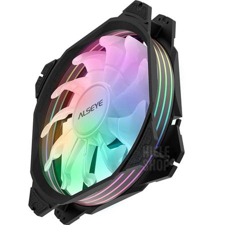 Imagem de Cooler Rgb 120mm Led Alseye Max Series Pc Gamer Fan Gabinete Gaming