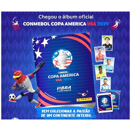 Imagem de Copa América USA 2024 Album Vazio Capa Mole + 30 Figurinhas