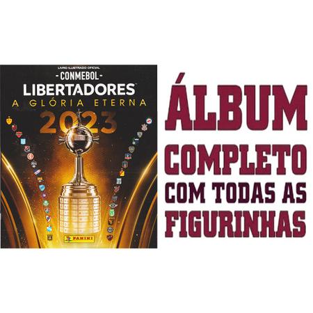 Copa Libertadores 2023 Álbum + Jogo Completo 557 Figurinhas