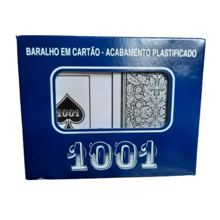 Jogo de Baralho 1001 Plástico Naipe Grande Copag