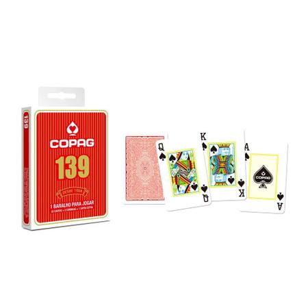 Kit 2 Jogo Baralho Profissional Copag 139 Original 54 Cartas