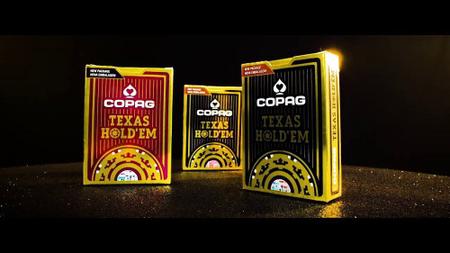 Jogo de Cartas - Baralho Profissional - Texas Hold'em - Preto - Copag