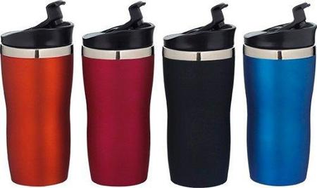 Copo Aço Inox Térmico Emborrachado 450 Ml Coffee To Go Mor Imagem de Copo Aço Inox Térmico Emborrachado 450 Ml Coffee To Go Mor