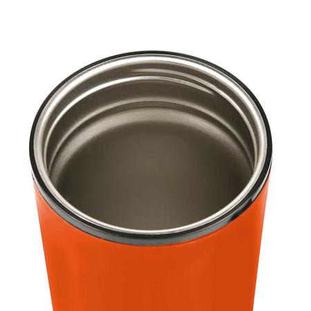 Copo Antiqueda 450ml Coffee To Go - Laranja - MOR Imagem de Copo Antiqueda 450ml Coffee To Go - Laranja