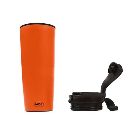 Copo Antiqueda 450ml Coffee To Go - Laranja - MOR Imagem de Copo Antiqueda 450ml Coffee To Go - Laranja