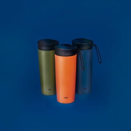 Copo Antiqueda 450ml Coffee To Go - Laranja - MOR Imagem de Copo Antiqueda 450ml Coffee To Go - Laranja