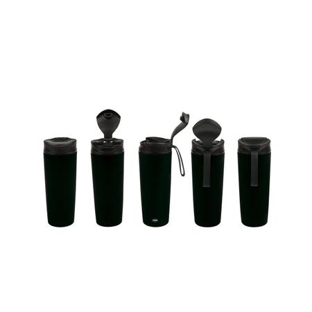 Copo Antiqueda Com Ventosa e Tampa 450ml Coffee To Go Mor Imagem de Copo Antiqueda Com Ventosa e Tampa 450ml Coffee To Go Mor