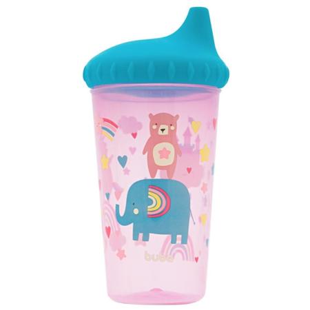 Imagem de Copo Antivazamento Infantil Bico Rígido Buba Unicórnio 300ml