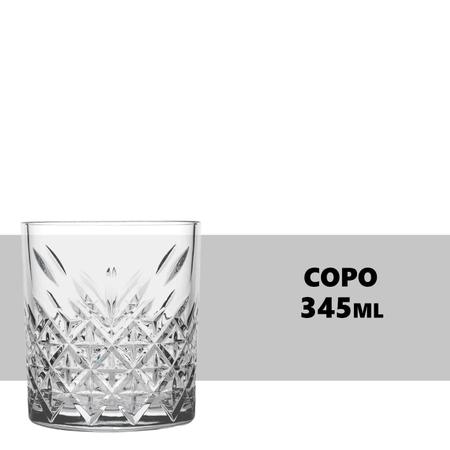 Imagem de Copo Baixo para Whisky Timeless 345ml 4 Unidades