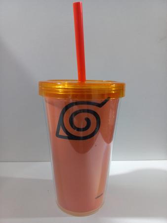 Copo com Canudo Fita Akatsuki Naruto Shippuden 1000ml - Clube Comix - Copos  - Magazine Luiza