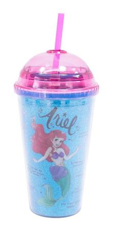 Imagem de Copo Canudo Sereia Ariel 450ml - Disney