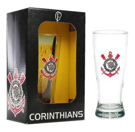 Imagem de Copo Cerveja Chopp Tulipa Corinthians Licenciado 300ml