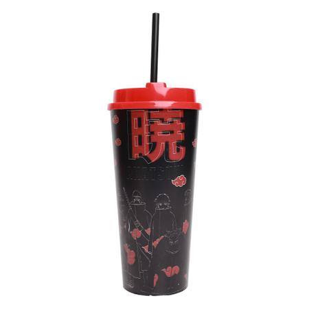 Copo com Canudo Fita Akatsuki Naruto Shippuden 1000ml - Clube Comix - Copos  - Magazine Luiza