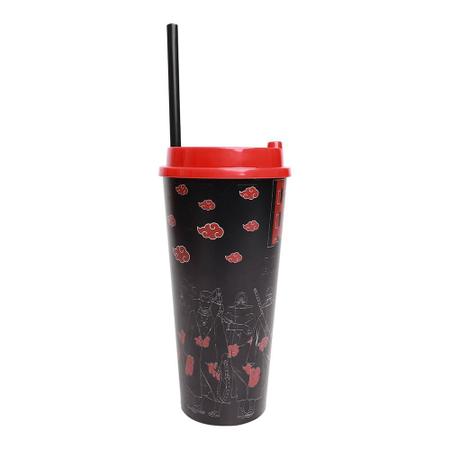 Copo com Canudo Fita Akatsuki Naruto Shippuden 1000ml - Clube Comix - Copos  - Magazine Luiza