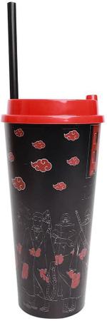 Copo com Canudo Fita Akatsuki Naruto Shippuden 1000ml - Clube Comix - Copos  - Magazine Luiza