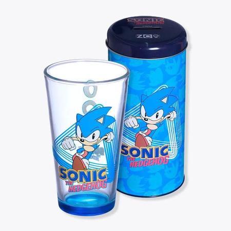 Copo com Cofre Sonic Zona Criativa Imagem de Copo com Cofre Sonic Zona Criativa