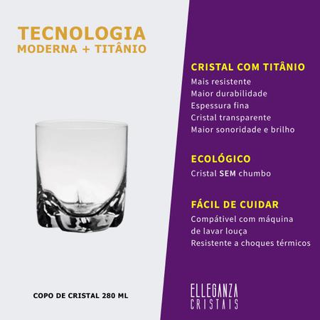 Copo De Cristal Para Whisky 280 ml Linha Trio Bohemia - Bohemia Crystal Imagem de Copo De Cristal Para Whisky 280 ml Linha Trio Bohemia
