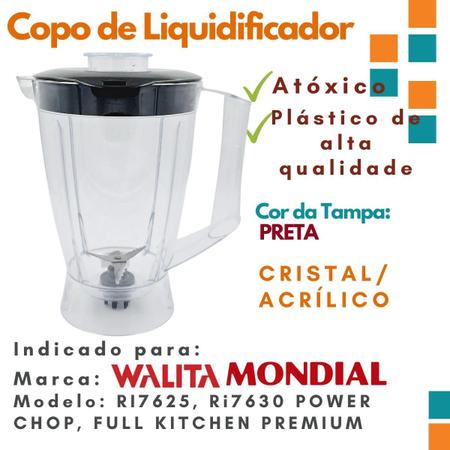 Imagem de Copo de Liquidificador Processador Walita Ri7625 Ri 7625