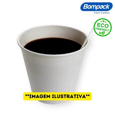 Imagem de Copo de Papel Ecológico Impermeável Café Chá Expresso - 120ml - 25 Unidades