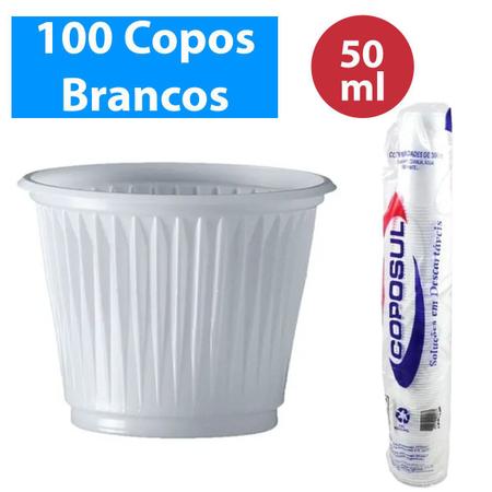 Imagem de Copo Descartável 50ml Café Cafezinho Chá 100 Unidades