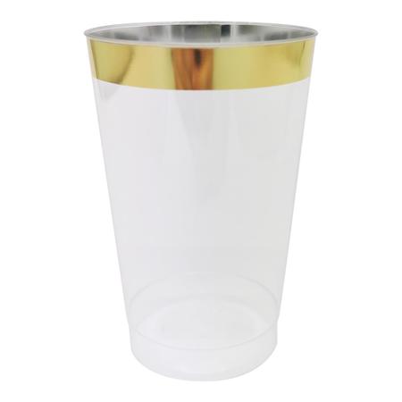 Copo Festa Luxo 340ml 12un Descartável - Make+ Imagem de Copo Festa Luxo 340ml 12un Descartável
