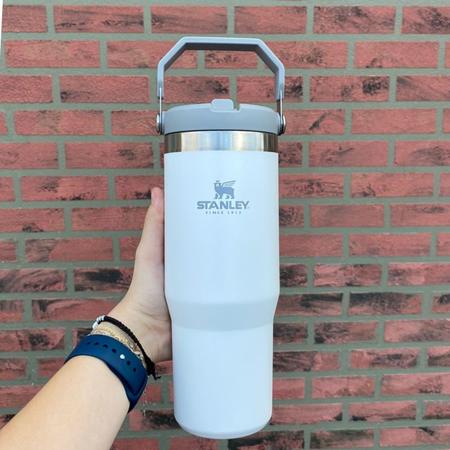 Copo Garrafa Stanley Tumbler Flip Polar c/ Canudo 887 ml - Garrafa