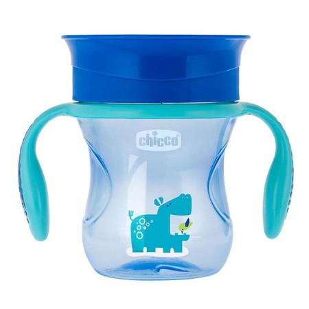 Imagem de Copo Infantil 360 Perfect Cup Azul Chicco 12 Meses