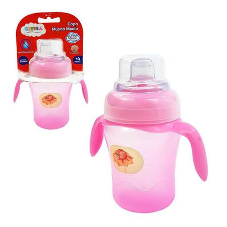 Imagem de Copo Infantil Bico Silicone anti-vazamento transição 240 ou 330ml