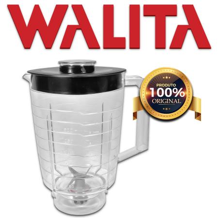 Imagem de Copo Jarra Para Liquidificador Walita Problend 6 Tampa Preta Ri 2134/2135 cod1531