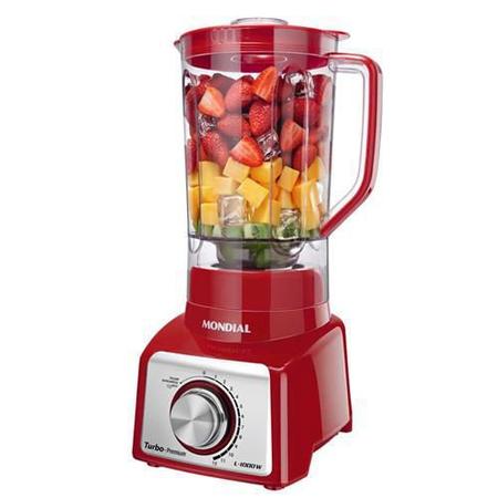 Imagem de Copo Liquidificador Mondial L1000 Vermelho L-1000W Inox